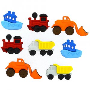 Boutons multicolores 20x18 - 35x15 mm - Choses qui vont Boutons multicolores 20x18 - 35x15 mm - Choses qui vont