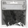 Mini pince  linge - noir - 20 pcs