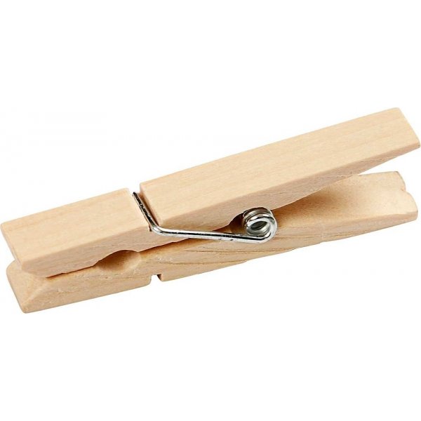 Pinces à linge - 48 x 6 mm - 50 pcs