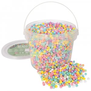 Petites perles de poney Pastel - environ 2100 pièces. Petites perles de poney Pastel - environ 2100 pièces.