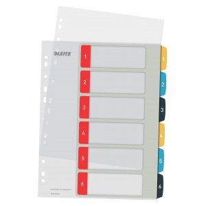 Classeur indice PP A4+ - 1-6 Classeur indice PP A4+ - 1-6