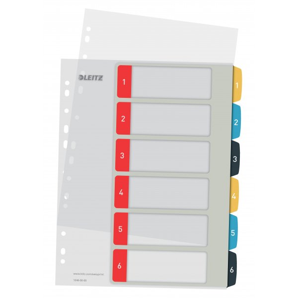 Classeur indice PP A4+ - 1-6