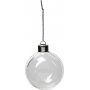 Boules en verre - transparentes - 8 pcs
