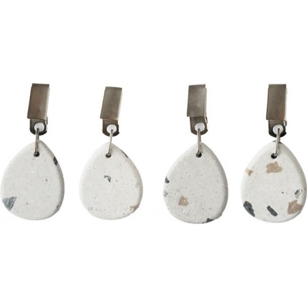 Poids du tissu Drop terrazzo 4-pack