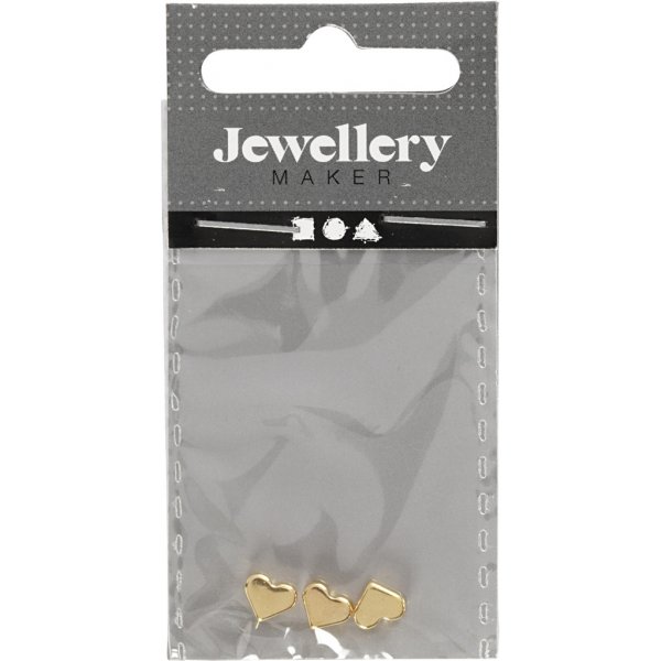 Perles maillons - plaqué or - 3 pcs Perles maillons - plaqué or - 3 pcs