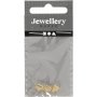 Perles maillons - plaqu or - 3 pcs