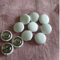 Image client Boutons plaqués en laiton argenté - 19 mm sans outils 5 pcs