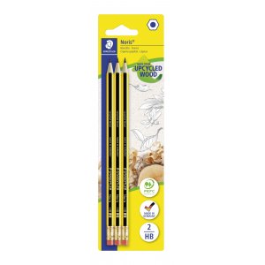 Crayons Noris avec pointe gomme HB - 3 crayons Crayons Noris avec pointe gomme HB - 3 crayons