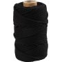Fil macram - noir - 4 mm - 55 m
