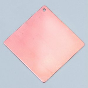 Pendentif 55 x 55 mm - carré 1 trou Pendentif 55 x 55 mm - carré 1 trou