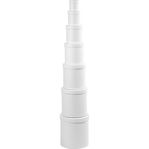 Cendres - blanches - rondes - 7 pcs