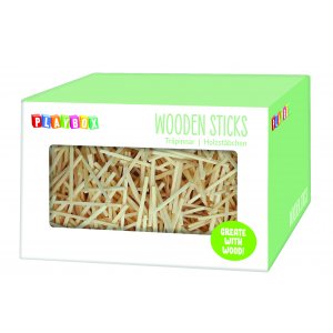 Bâtons de bois dans une boîte Bâtons de bois dans une boîte