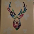 Image client Pochoirs A4 - Troph�e Cerf