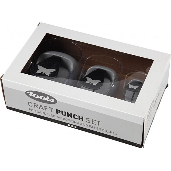 Poinons couche sur couche - Papillon - 3 pcs