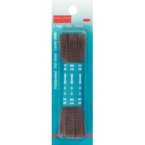 Lacets plats 8x900 mm marron 1 paire Lacets plats 8x900 mm marron 1 paire