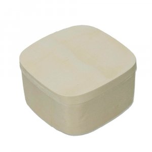 Caisse en contreplaqué 11,5 x 11,5 x H 6 cm - carrée non traitée Caisse en contreplaqué 11,5 x 11,5 x H 6 cm - carrée non traitée