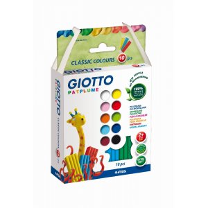 Pâte à modeler Giotto Patplume - 10x20g Pâte à modeler Giotto Patplume - 10x20g