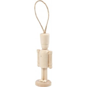 Figurine avec cordon de suspension - bois Figurine avec cordon de suspension - bois