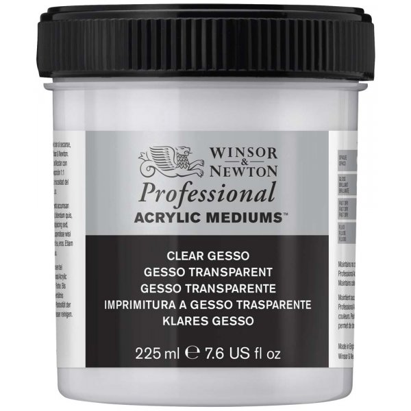 Mdium acrylique W&N Professional - Gesso acrylique transparent