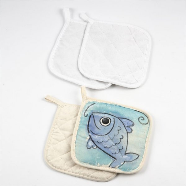 Maniques - nature claire - 4 pcs