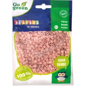 Perles tube Go green 1000 pcs Beige clair Perles tube Go green 1000 pcs Beige clair