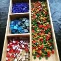 Image client MosaixPro - mosaïque de verre 10 x 10 mm - couleurs mélangées 1 000 g ~ 1 500 pcs.