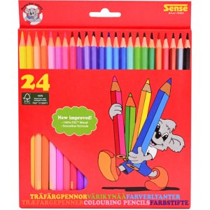 Crayons de couleur Sense - 24 crayons Crayons de couleur Sense - 24 crayons