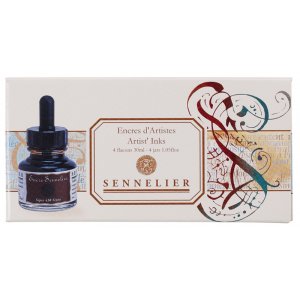 Ensemble d'encres Tusch Sennelier 4 Ensemble d'encres Tusch Sennelier 4
