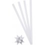 Bandes toiles - blanc - 4,5 cm - 100 bandes