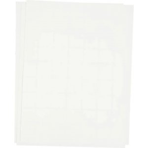 Feuille de transfert - blanche - pour textiles clairs et foncés - 3 feuilles Feuille de transfert - blanche - pour textiles clairs et foncés - 3 feuilles