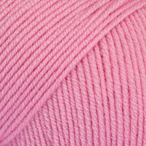 Fil DROPS Baby Merino Uni Color - 50g - Rose (07) Fil DROPS Baby Merino Uni Color - 50g - Rose (07)