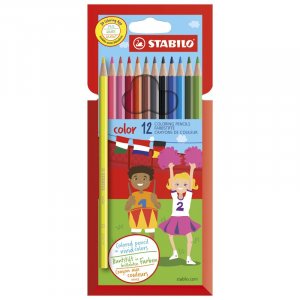 Crayons de couleur Stabilo Color - paquet de 12 Crayons de couleur Stabilo Color - paquet de 12