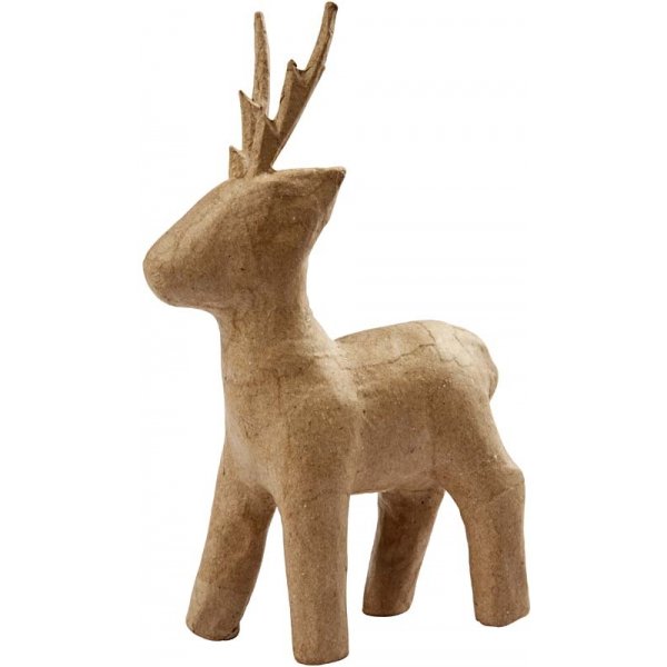 Cerf en papier mch