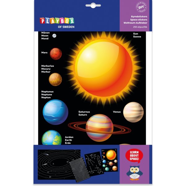 L\\\"ensemble de bricolage Space Stickers