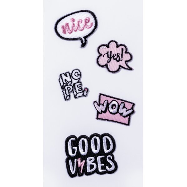 Autocollants textiles - Good Vibes