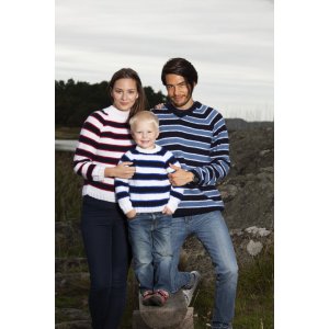 Patron tricot - Raglant rayé Patron tricot - Raglant rayé