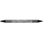 Marqueur Colortime Double - couleurs standards - 6 pcs