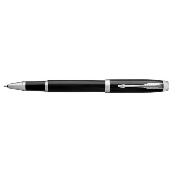 Stylo  bille Parker IM - Rollerball Laque Noire - Noir fin