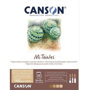 canson Mi-Teintes Papier Pastel Terre 160g - 24x32 cm canson Mi-Teintes Papier Pastel Terre 160g - 24x32 cm