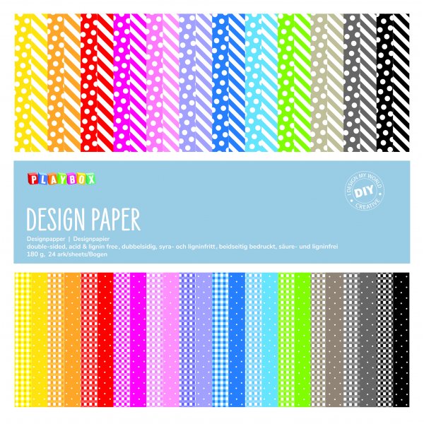 Bloc design 305 x 305 mm - 24 feuilles