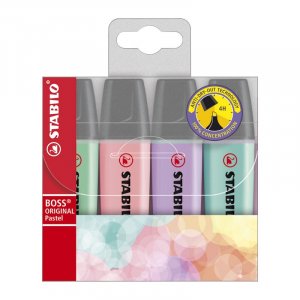 Stylo surligneur Boss 4-pack - Pastel Stylo surligneur Boss 4-pack - Pastel
