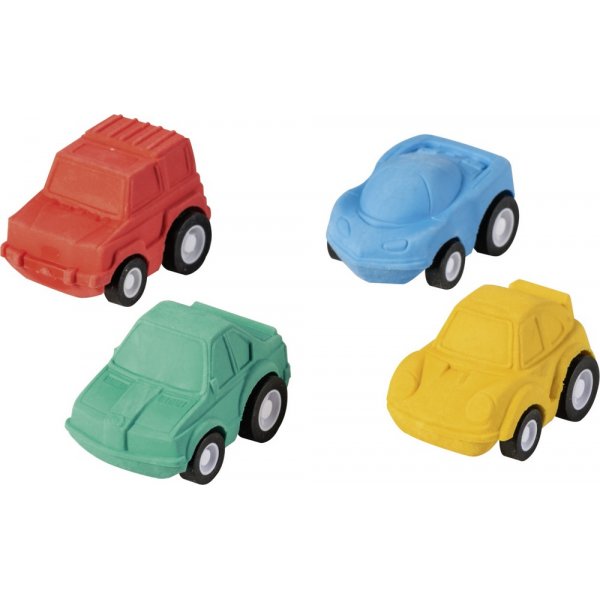 Gomme - voiture, paquet de 4