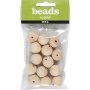 Perles en bois - 20 mm - 14 pcs