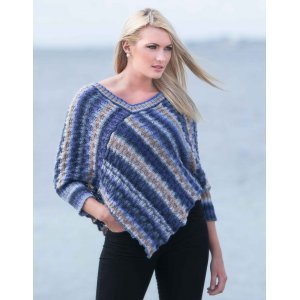 Patron tricot - Poncho (1306-8) Patron tricot - Poncho (1306-8)