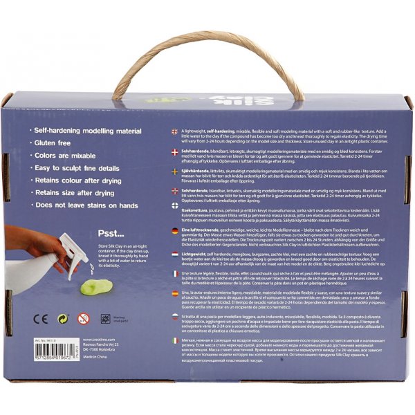 Coffret cadeau Silk Clay - couleurs mlanges