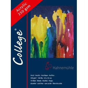 Bloc acrylique Hahnemühle Collège 350g Bloc acrylique Hahnemühle Collège 350g