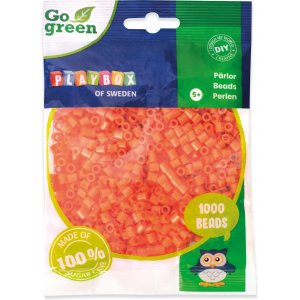 Perles tube Go green 1000 pcs Orange Perles tube Go green 1000 pcs Orange