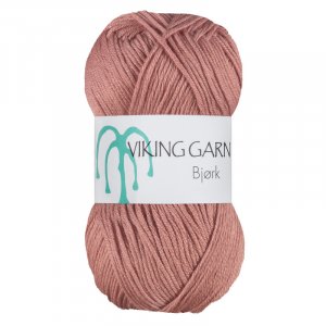 Fil Viking Bjørk 50g - Rose cendré (582) Fil Viking Bjørk 50g - Rose cendré (582)