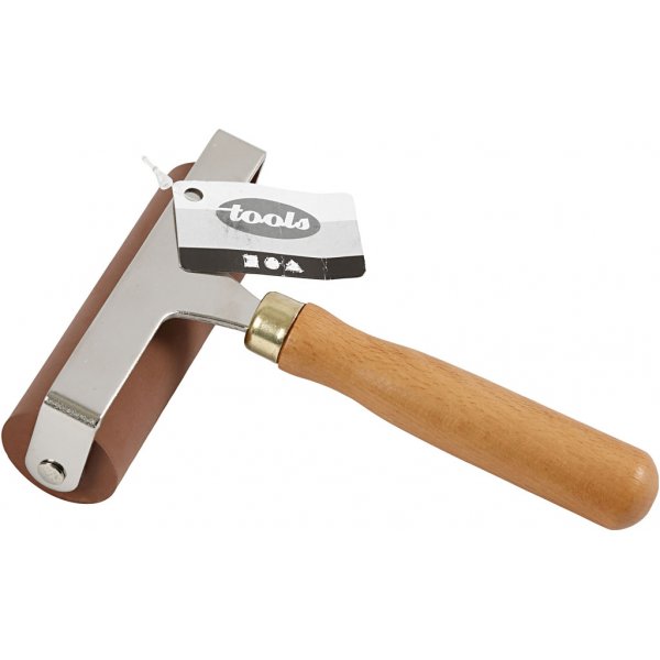 Rouleau en caoutchouc/rouleau linoléum - 9,8 cm Rouleau en caoutchouc/rouleau linoléum - 9,8 cm