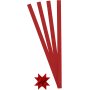 Bandes toiles - rouge - 4,5 cm - 100 bandes